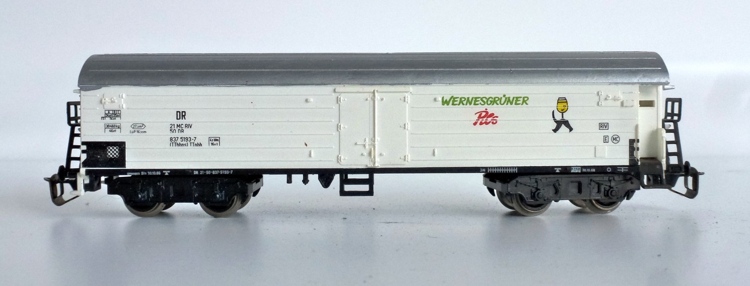 BTTB - Chladící vůz DR Wernesgrůner uzavřený - TT