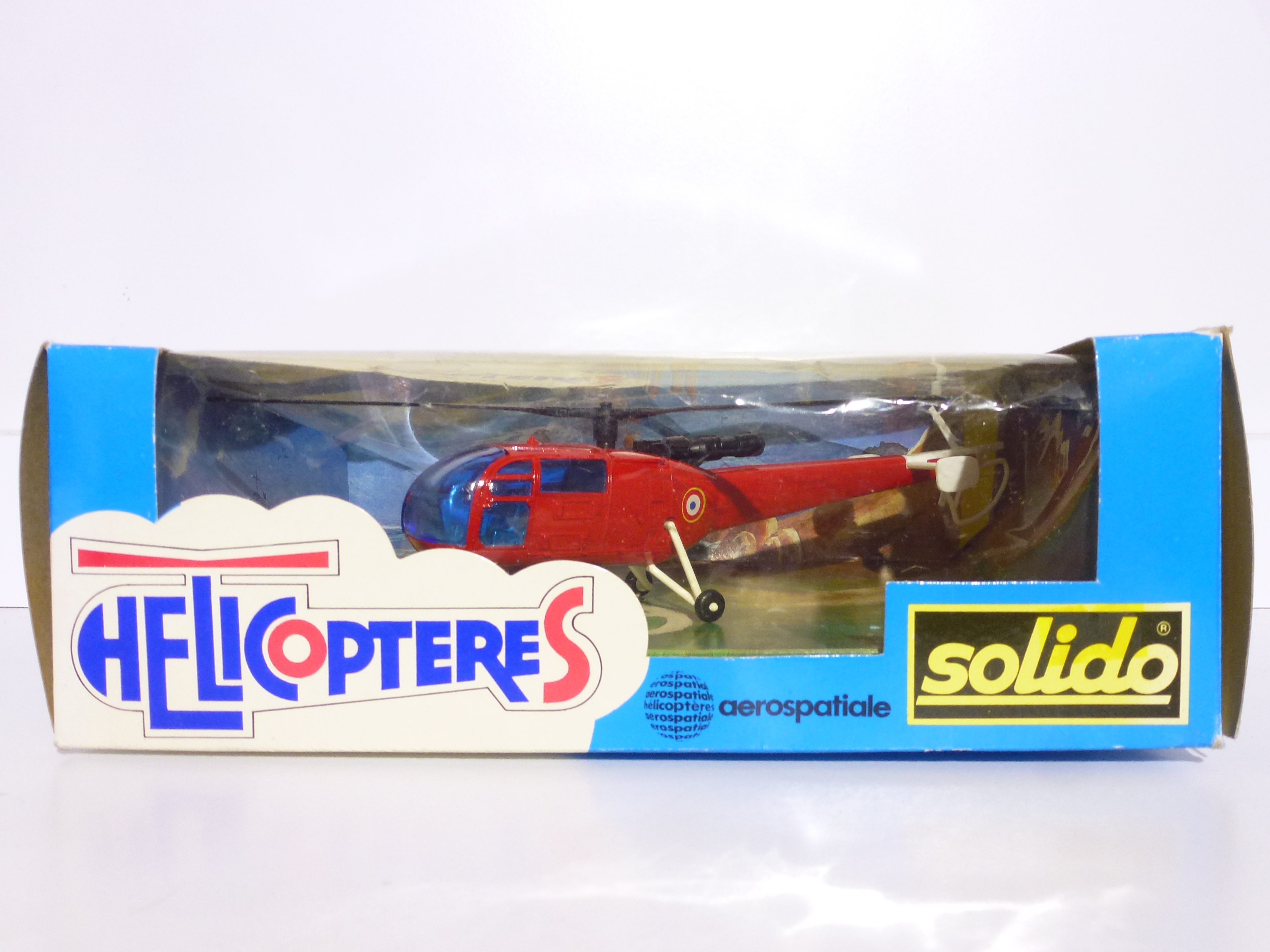 Solido - vrtulník Alouette III Sécurité civile, 1:50 kov