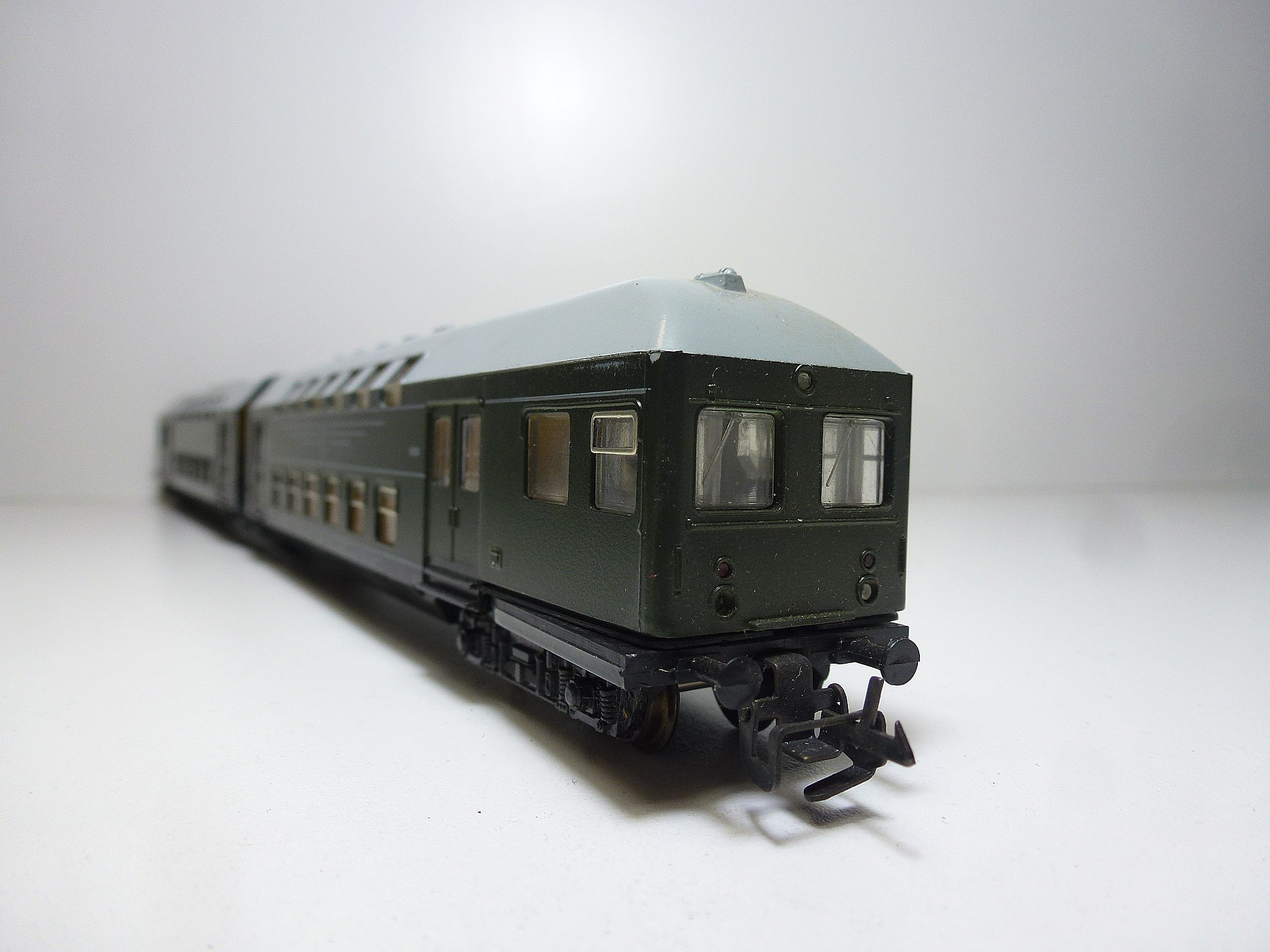 BTTB - Dvoudílná jednotka patrových vozů PKP - TT