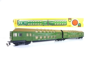 BTTB - Dvoudílná jednotka patrových vozů DR - TT